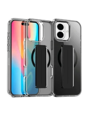 Joko iPhone 16 Kılıf Alfa Magsafe Standlı Kapak - Siyah