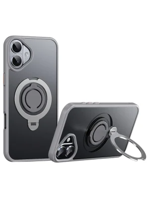 Joko iPhone 16 Plus Avatar 360 Dönen Magsafe Kapak - Titan Gri