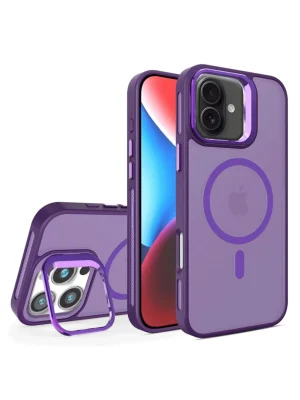 Joko iPhone 16 Plus Flet Lens Magsafe Kapak - Derin Mor