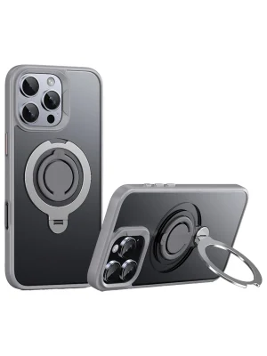 Joko iPhone 16 Pro Avatar 360 Dönen Magsafe Kapak - Titan Gri