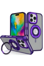 Joko iPhone 16 Pro Banza Magsafe Standlı Kapak - Derin Mor