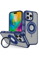 Joko iPhone 16 Pro Banza Magsafe Standlı Kapak - Lacivert