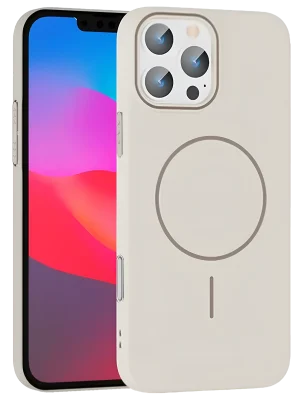 Joko iPhone 16 Pro Broş Magsafe Kapak - Krem