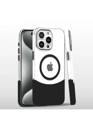 Joko iPhone 16 Pro Carbon Puzzle Magsafe Kapak - Siyah-2