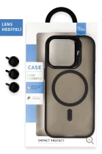 Joko iPhone 16 Pro Flet Lens Magsafe Kapak - Turuncu - Görsel 6