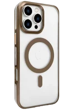 Joko iPhone 16 Pro Gleam PC Sert Magsafe Kılıf - Kahverengi