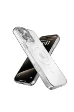 Joko iPhone 16 Pro Gleam PC Sert Magsafe Kılıf - Şeffaf - Görsel 2