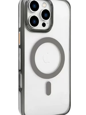 Joko iPhone 16 Pro Gleam PC Sert Magsafe Kılıf - Titan Gri