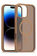 Joko iPhone 16 Pro Jota Magsafe Kapak - Kahverengi