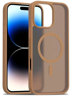 Joko iPhone 16 Pro Jota Magsafe Kapak - Kahverengi