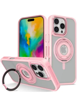 Joko iPhone 16 Pro Max Banza Magsafe Standlı Kapak - Pembe