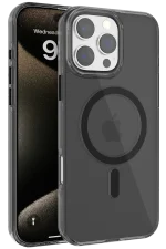 Joko iPhone 16 Pro Max Gleam PC Sert Magsafe Kılıf - Siyah