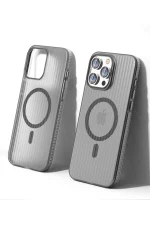 Joko iPhone 16 Pro Max Line Magsafe Kapak - Gri - Görsel 2