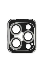 Joko iPhone 16 Pro Max PVD Metal Kamera Lens - Gümüş