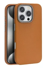Joko iPhone 16 Pro Max Wonder Deri Magsafe Kapak - Kahverengi