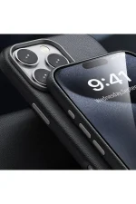 Joko iPhone 16 Pro Wonder Deri Magsafe Kapak - Titan Gri - Görsel 2