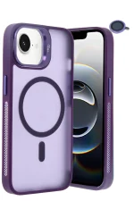 Joko iPhone 16E Flet Lens Magsafe Kapak - Derin Mor - Görsel 2