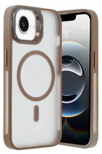 Joko iPhone 16E Flet Lens Magsafe Kapak - Gold