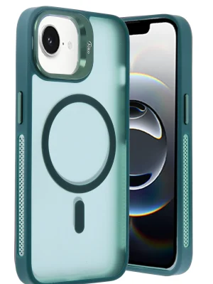 Joko iPhone 16E Flet Lens Magsafe Kapak - Koyu Yeşil