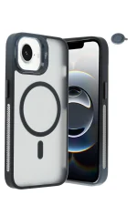 Joko iPhone 16E Flet Lens Magsafe Kapak - Siyah - Görsel 2