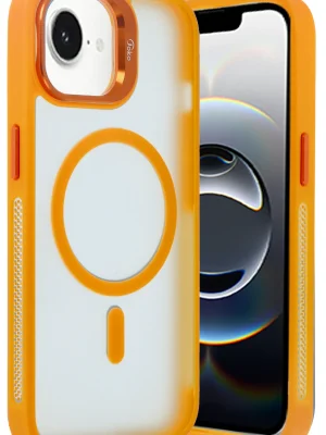 Joko iPhone 16E Flet Lens Magsafe Kapak - Turuncu