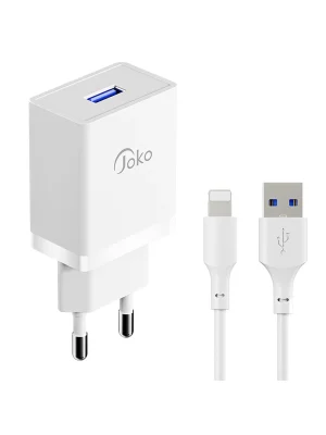 Joko JK77 12W + PX17 1M 2.4A Usb to Lightning Kablolu PD Şarj Cihazı