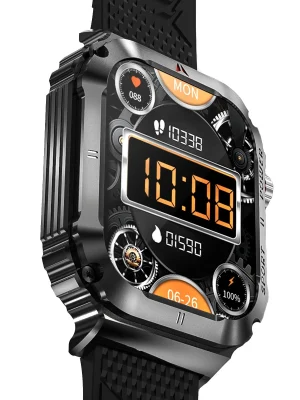 Joko OD3 2.1 inç IPS Ekran IP68 Su Geçirmez Konuşma ve NFC Özellikli Akıllı Saat - Siyah