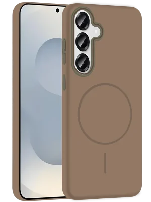 Joko Samsung Galaxy S23 FE Broş Magsafe Kapak - Çöl Titanyum