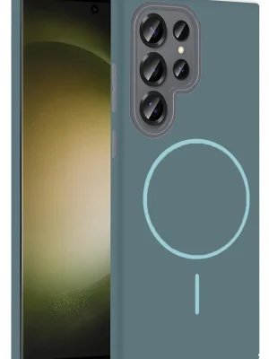Joko Samsung Galaxy S23 Ultra Broş Magsafe Kapak - Turkuaz