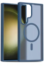 Joko Samsung Galaxy S23 Ultra Jota Magsafe Kapak - Lacivert