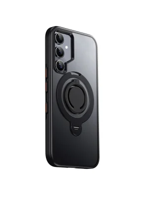 Joko Samsung Galaxy S24 Avatar 360 Dönen Magsafe Kapak - Siyah