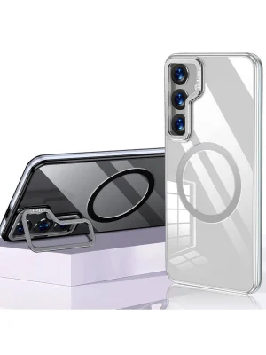 Joko Samsung Galaxy S24 Crystal Magsafe Kapak - Şeffaf