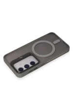 Joko Samsung Galaxy S24 Flet Lens Magsafe Kapak - Gri - Görsel 3