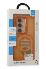 Joko Samsung Galaxy S24 Flet Lens Magsafe Kapak - Gri - Görsel 6