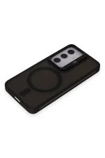 Joko Samsung Galaxy S24 Flet Lens Magsafe Kapak - Siyah - Görsel 4