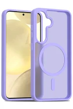 Joko Samsung Galaxy S24 Jota Magsafe Kapak - Lila