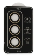 Joko Samsung Galaxy S24 PVD Metal Kamera Lens - Gold - Görsel 2