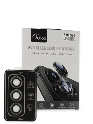 Joko Samsung Galaxy S24 PVD Metal Kamera Lens - Titan Gri