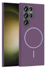 Joko Samsung Galaxy S24 Ultra Broş Magsafe Kapak - Mor