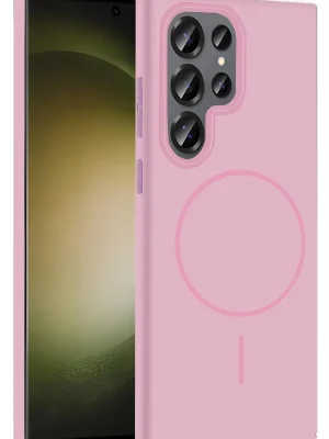 Joko Samsung Galaxy S24 Ultra Broş Magsafe Kapak - Pembe