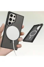 Joko Samsung Galaxy S24 Ultra Jota Magsafe Kapak - Pudra - Görsel 3