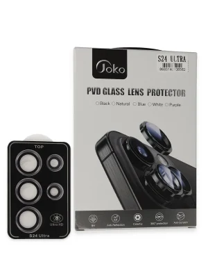 Joko Samsung Galaxy S24 Ultra PVD Metal Kamera Lens - Derin Mor