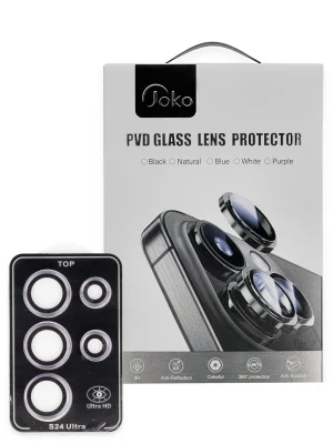 Joko Samsung Galaxy S24 Ultra PVD Metal Kamera Lens - Pembe