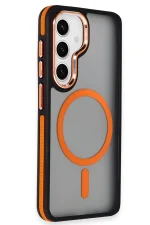 Joko Samsung Galaxy S24 Winner Magsafe Kapak - Turuncu - Görsel 5