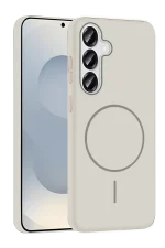 Joko Samsung Galaxy S25 Broş Magsafe Kapak - Krem