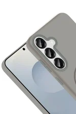 Joko Samsung Galaxy S25 Broş Magsafe Kapak - Mor - Görsel 2