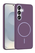 Joko Samsung Galaxy S25 Broş Magsafe Kapak - Mor