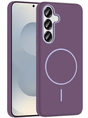 Joko Samsung Galaxy S25 Broş Magsafe Kapak - Mor