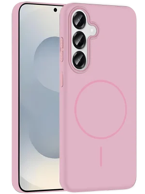 Joko Samsung Galaxy S25 Broş Magsafe Kapak - Pembe
