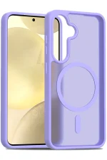 Joko Samsung Galaxy S25 Jota Magsafe Kapak - Lila